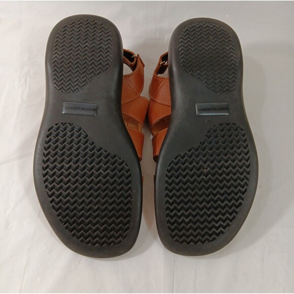 Johnston & Murphy Men\'s Brown Sheepskin Leather Strap Sandals Size 9M main image 6